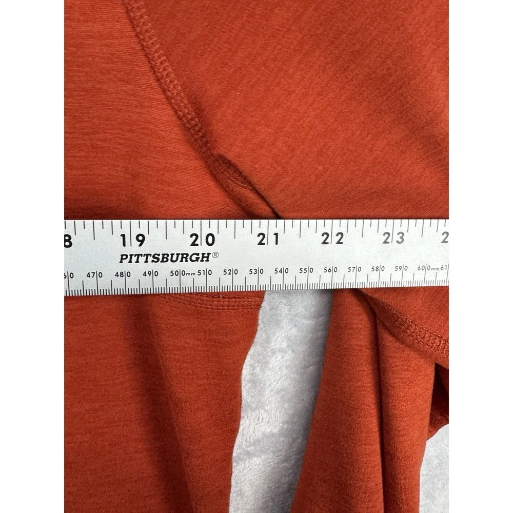 The North Face Big Sky Resort Montana Embroidered Orange 1/4 Zip Men's Size M‎